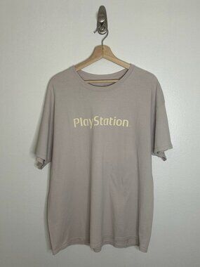 Travis Scott Playstation Motherboard Graphic Cream‎ Tee Size Large